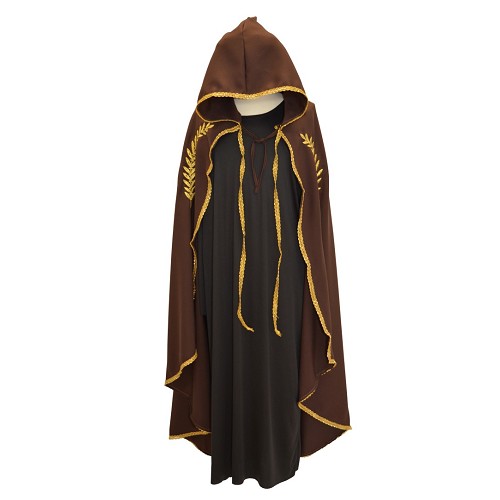 Camada Marian Brown bordada a ouro T-Xl