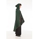 Pele de guarnição medieval casaco verde T-Xl