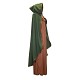 Pele de guarnição medieval casaco verde T-Xl