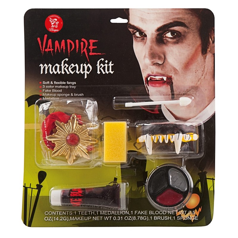 Maquilhagem de vampiro Halloween 