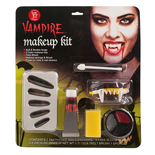 maquiagem de luxo Vampira em setembro