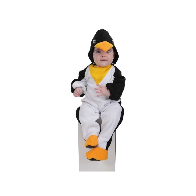 Bebê pinguim de fantasia (0 a 12 meses)