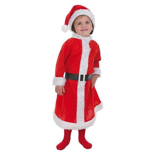 Criança costume tamanho da Mamãe Noel S (de 1 a 2 anos)