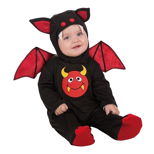 Morcego de bebê fantasia (0 a 12 meses)