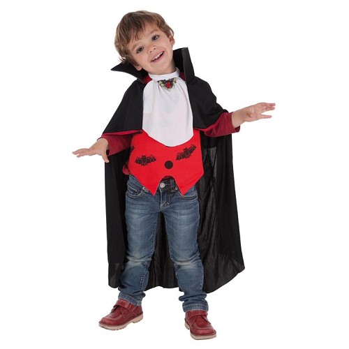 Fantasia Rainha Vampira Infantil Halloween Vestido Festa Top - 7 Artes  BrinQ Fantasias