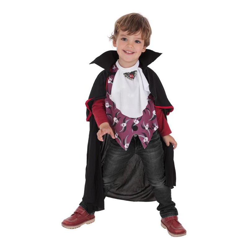Fantasia Vampiro Bebê Infantil Masculino Halloween em Promoção na