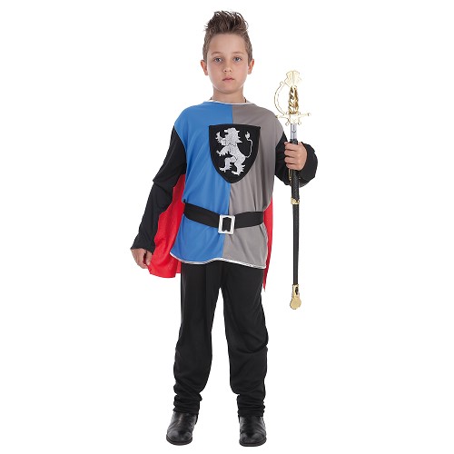 Criança costume cavaleiro Medieval