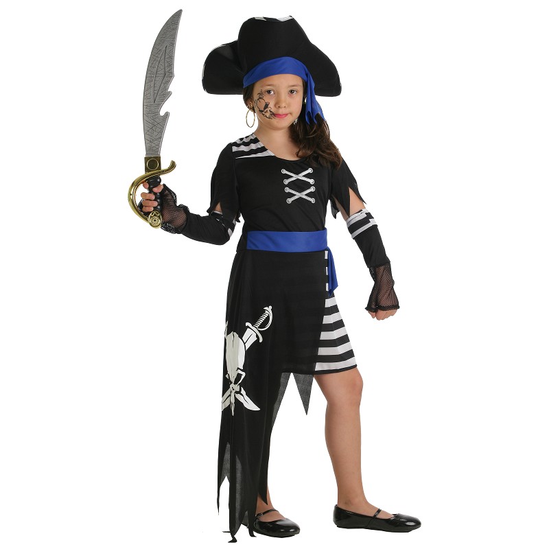 Criança traje pirata 7 mares Nina