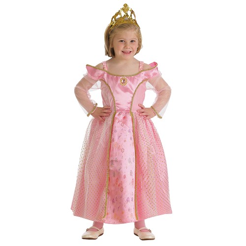 Fantasia de princesa infantil Med. Rosa