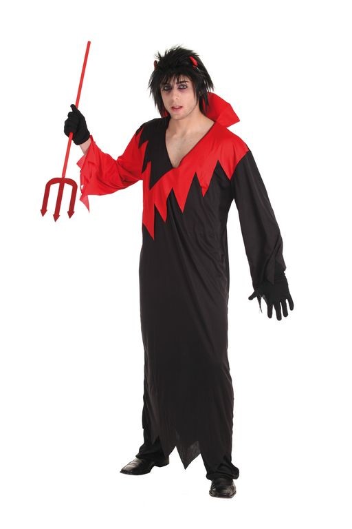 Como fazer uma fantasia de diabo para o Halloween  Fantasia de diabo,  Fantasia plus size, Fantasias adulto