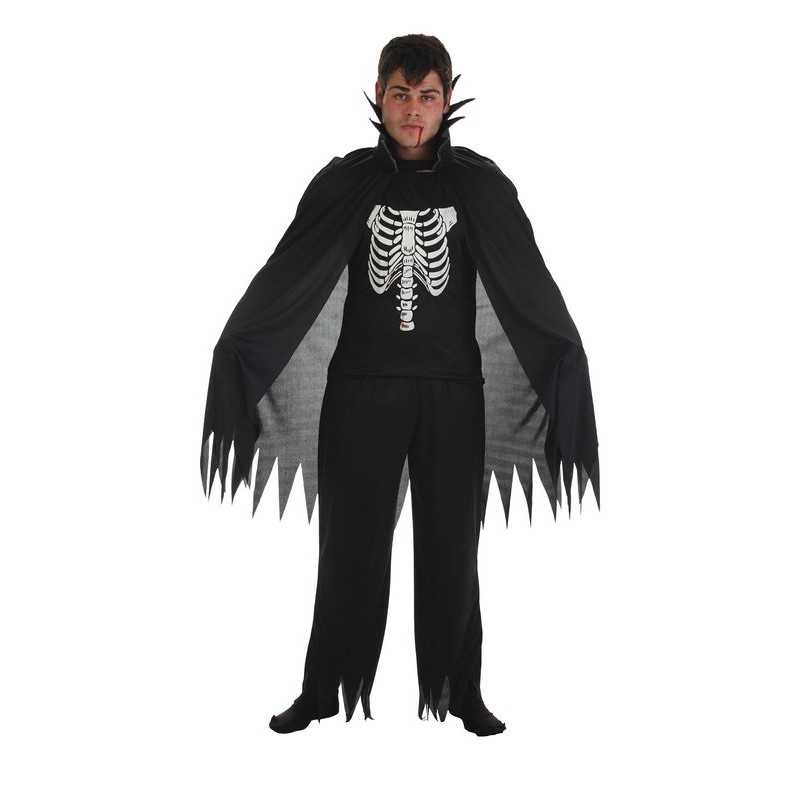 Fantasia Vampiro Infantil de Halloween Com Capa - Fantasias Carol