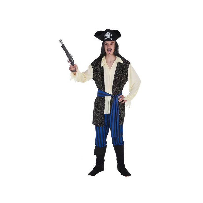 Fantasia adulto pirata de brocado