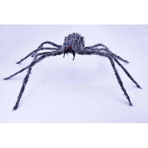 H0048 aranha cinza 97 cm peludo