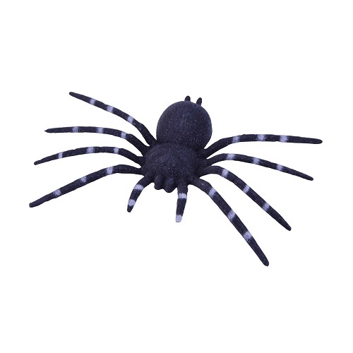 24 cm H0040 aranha de plástico preto