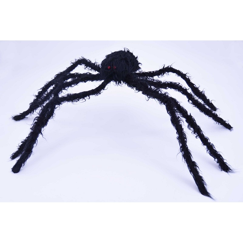 97 cm preto H0041 aranha peludo