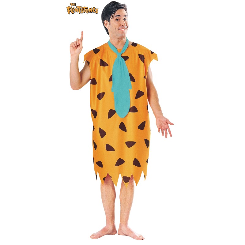 Costume Adult clássico Flinston Fred