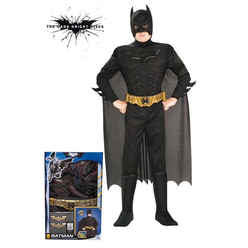 Sobe traje de Batman Tdk Muscular Segurança Infantil