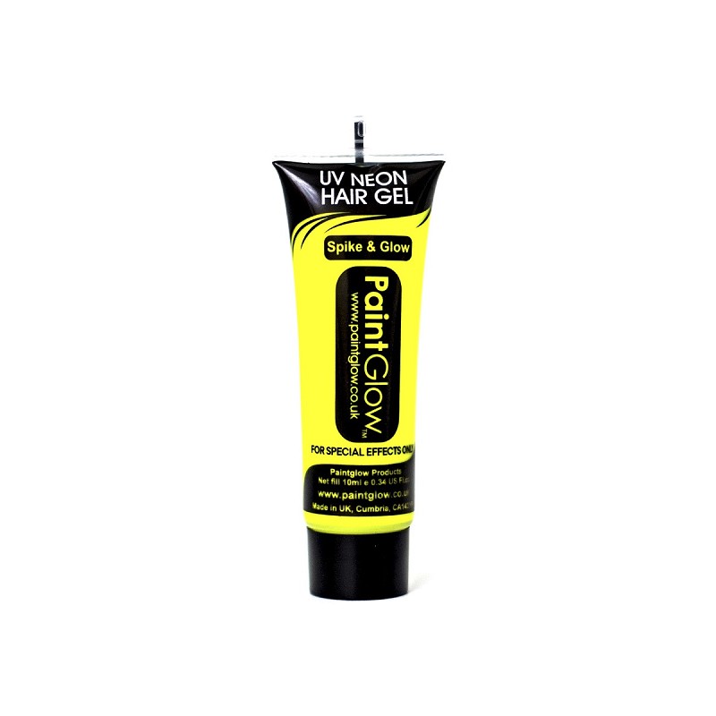 Maquillaje Gel Pelo Uv Amarillo 10Ml.