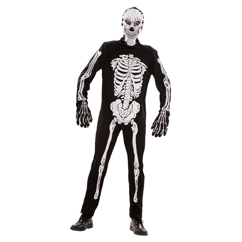 Disfraz Esqueleto Capucha Adulto