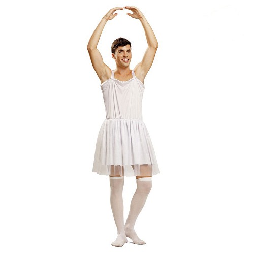 Disfraz Bailarina Blanca Hombre