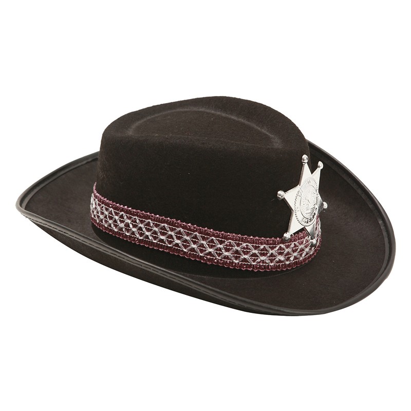 Sombrero De Vaquero Negro Infantil