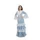 Disfraz Flamenca Guadalquivir Turquesa Mujer