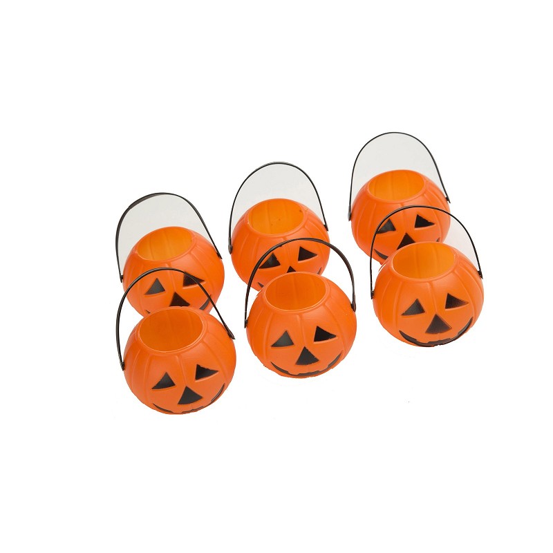 Set De 6 Calabazas Pequeñas 7 Cm