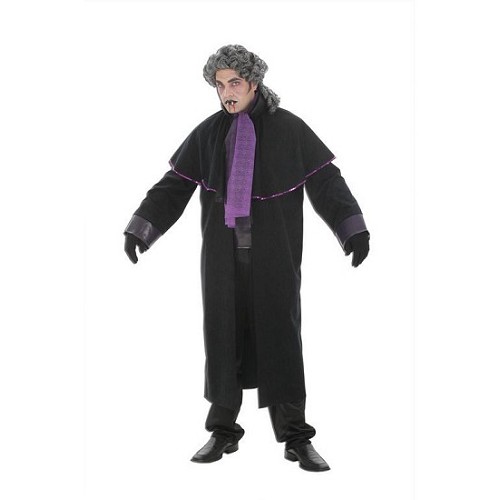 Roxo de traje adulto vampiro sem peruca