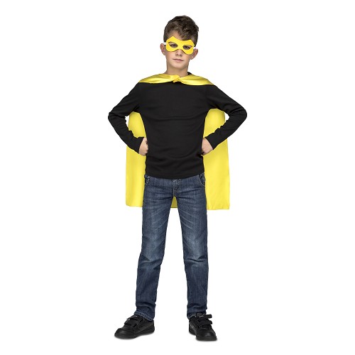 Capa Super Heroe Amarilla Infantil